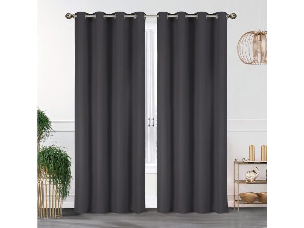 35257 DARK GREY 1600X1200 Κουρτίνα Συσκότισης Blackout 140x260 cm Σκούρο Γκρι - Image 1
