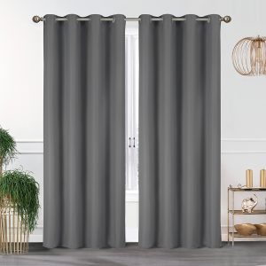 Κουρτίνα Συσκότισης Blackout 140x260 cm Γκρι Ανοιχτό
