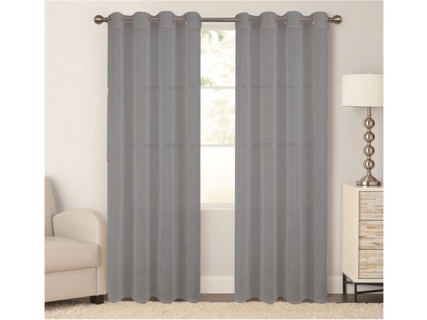 35258 GREY SILVER 1600X1200 Κουρτίνα Δωματίου Armonia 140x260 cm Γκρι Ασημί - Image 1