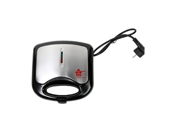 Chios Hellas Τοστιέρα 2 Θέσεων Inox Μαύρη 750W - Image 1