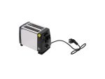 Chios Hellas Φρυγανιέρα 2 Θέσεων Inox Μαύρη 700W
