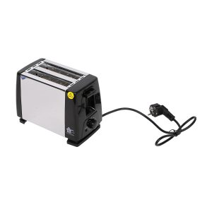 Chios Hellas Φρυγανιέρα 2 Θέσεων Inox Μαύρη 700W