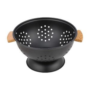 Σουρωτήρι Black Line Με Ξύλινες Λαβές 24 cm