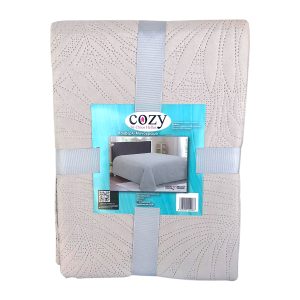 Κουβερλί Μονόχρωμο Μονό Μπεζ 150x240 cm