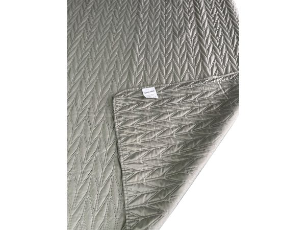 Κουβερλί Μονόχρωμο Μονό Πράσινο Μέντα 150x240 cm - Image 3