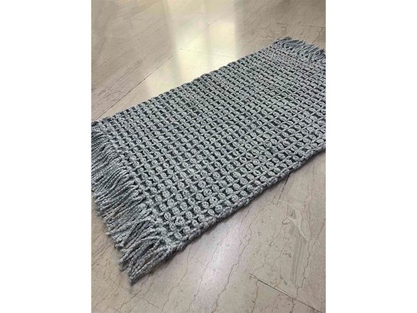 43149 43150 43151 GREY 2 1600X1200 Χαλάκι Βαμβακερό Ναυσικά 67x180cm Γκρι - Image 2