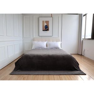 Κουβέρτα Waffle 150×200 cm Γκρι
