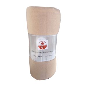 Κουβέρτα Fleece Διπλή Μονόχρωμη 200×220 cm 35078 Μπεζ