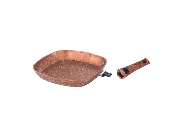 32349 1600x1200 Τηγάνι Γκριλιέρα Woodstone 28 cm με αποσπώμενη λαβή - Image 2