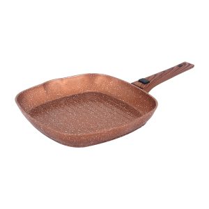 Τηγάνι Γκριλιέρα Woodstone 28 cm με αποσπώμενη λαβή