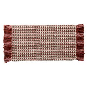Χαλάκι Βαμβακερό Ναυσικά 67x140cm Μπορντώ