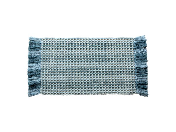 43149 49150 ciel-beige 1600x1200 Χαλάκι Βαμβακερό Ναυσικά 67x180cm Σιέλ Μπεζ - Image 1