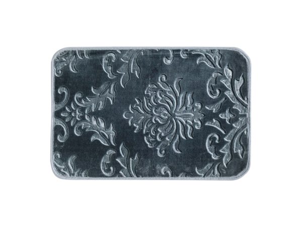 Ταπέτο Lyon Ανάγλυφο 50x80cm Γκρι Σκούρο - Image 1