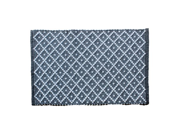 Χαλάκι Lora Βαμβακερό 67x180cm Γκρι - Image 1