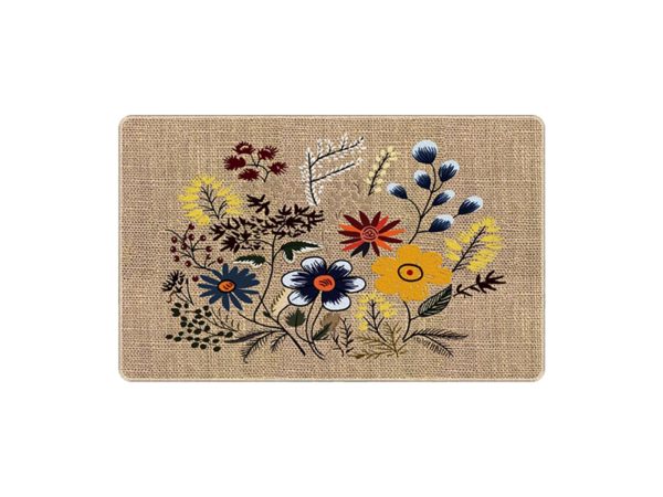 Ταπέτο Miami 40x60 cm Κουζίνας Αντιολισθητικό Απορροφητικό Όψη λινού ψάθας No 5 - Image 1