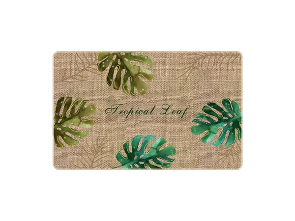 Ταπέτο Miami 40x60 cm Κουζίνας Αντιολισθητικό Απορροφητικό Όψη λινού ψάθας No 6 - Image 1