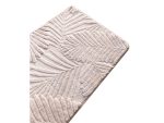 Χαλί Microfiber Φύλλα Ανάγλυφο 140x200 cm Μπεζ - Image 2