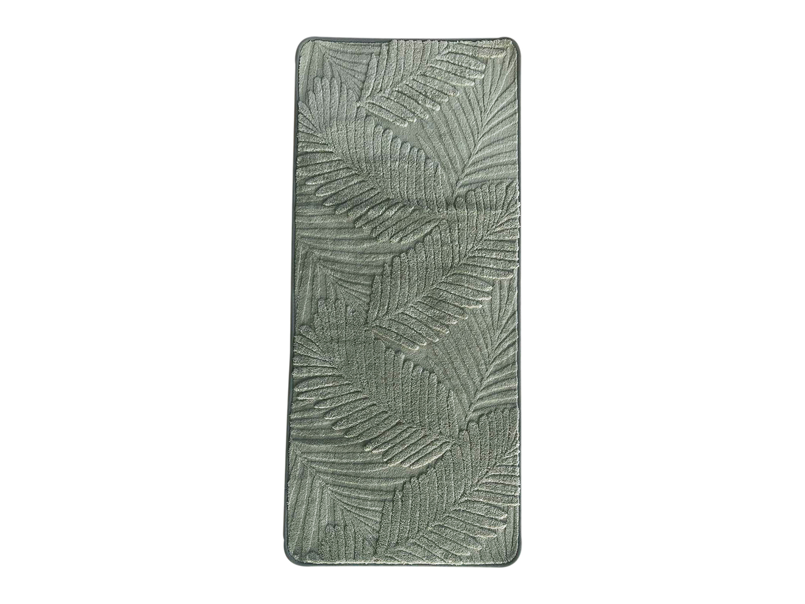 Χαλί Microfiber Φύλλα Ανάγλυφο 140x200 cm Πράσινο