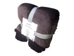 Κουβέρτα Sherpa 150×200cm Μπορντώ Σκούρο - Image 2