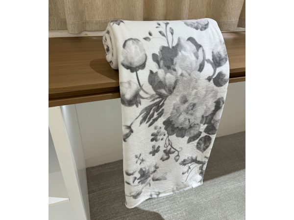 Κουβέρτα Coco Εμπριμέ 200×220 cm Γκρι - Image 2