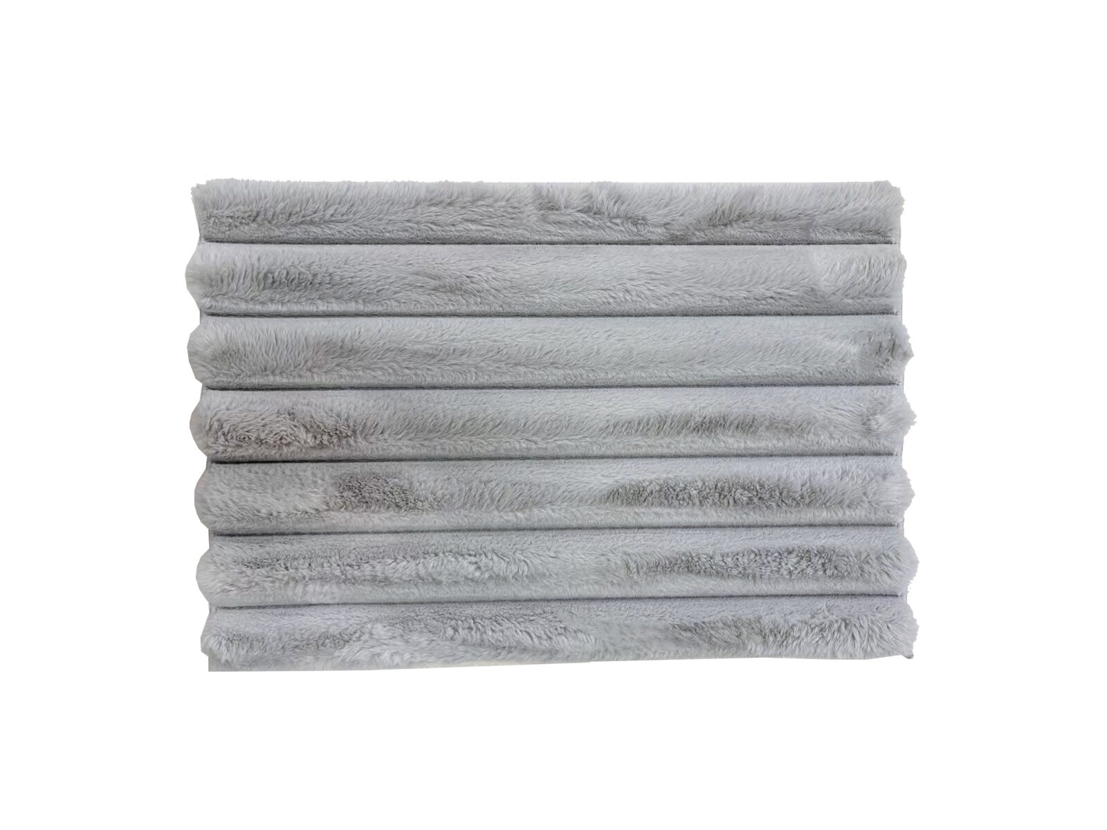 31985 rabbit stripes grey 1600x1200 Χαλί Γούνα Rabbit Stripes 160x230 cm Γκρι - Image 1